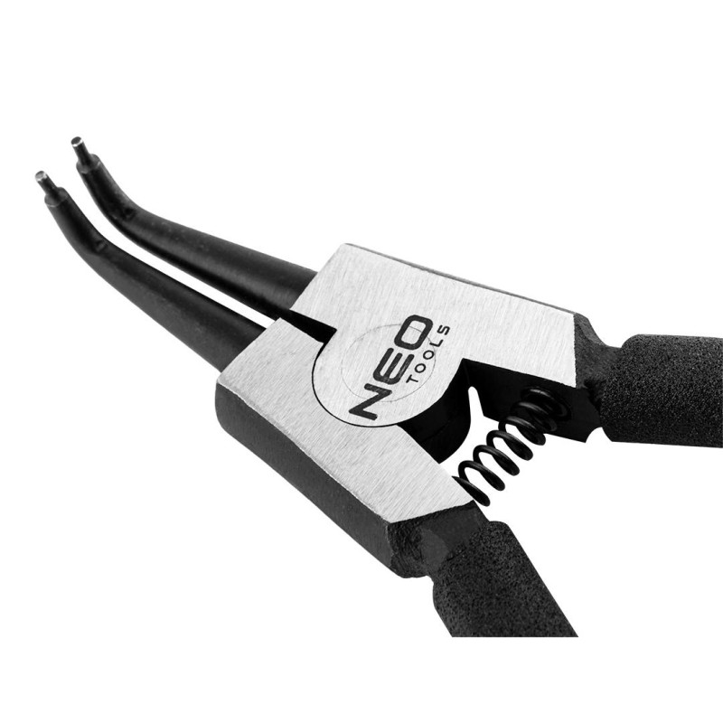 Zégergyűrű fogó 145mm, külső, hajlított, CrMo, 10 - 25mm, csúcs diameter 1,5 - 2,0mm (01-091) Zégergyűrű fogó 145mm, külső, hajlított, CrMo, 10 - 25mm, csúcs diameter 1,5 - 2,0mm (01-091)