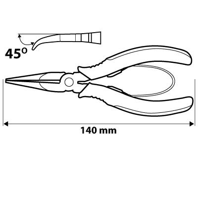 RövidCSŐRŰ Fogó 140MM (01-103)