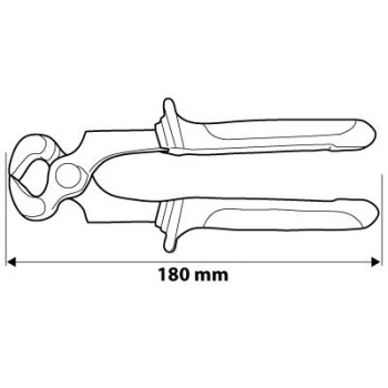 Harapófogó 180mm, CrV (01-151) Harapófogó 180mm, CrV (01-151)