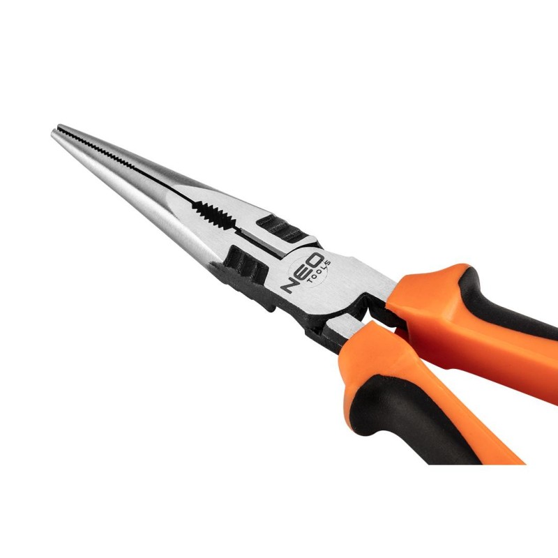 Hosszúcsőrű fogó 200MM 40% EnergiaMegtakarítás, csavarlazító fogazattal (01-155)