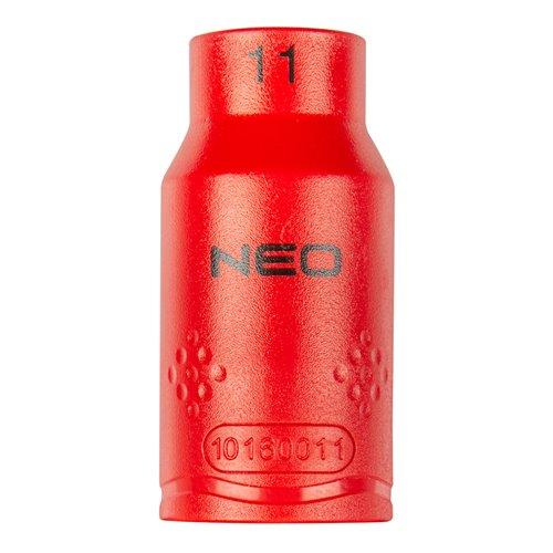 Dugókulcs 6-lapú 1/2'' 11mm 1000V, szigetelt (01-182) Dugókulcs 6-lapú 1/2'' 11mm 1000V, szigetelt (01-182)