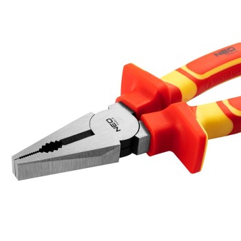 Kombinált fogó 1000V, szigetelt, 200MM(8''), CrV, polírozott (01-222)