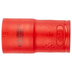 Dugókulcskészlet, 1/2'', 1000V, szigetelt 19db (01-306) Dugókulcskészlet, 1/2'', 1000V, szigetelt 19db (01-306)