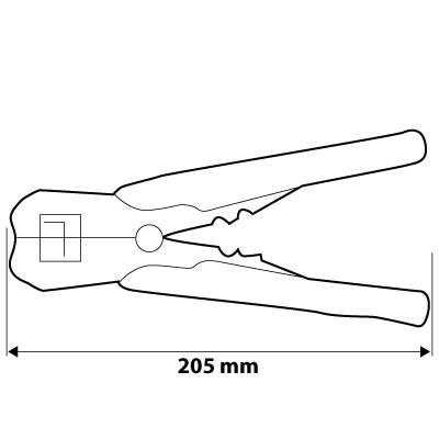 Kábelcsupaszító fogó 205MM, autómata (01-500) Kábelcsupaszító fogó 205MM, autómata (01-500)