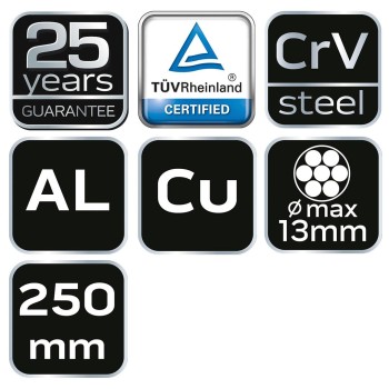 KÁBELVÁGÓ Fogó 200MM (01-514) KÁBELVÁGÓ Fogó 200MM (01-514)