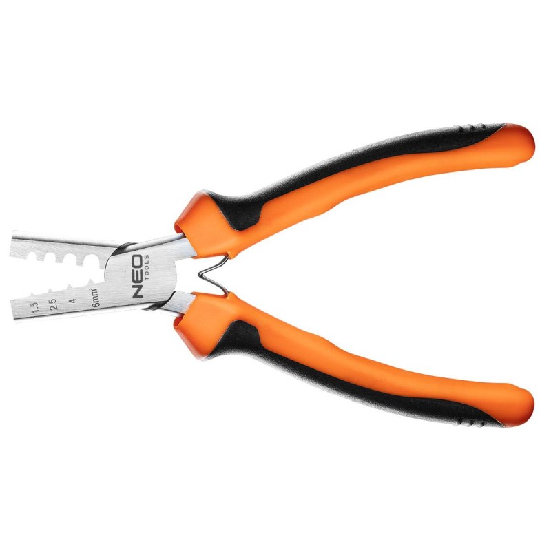Krimpelő-, kábelsarufogó 1.5-6mm², 140mm. (01-533)