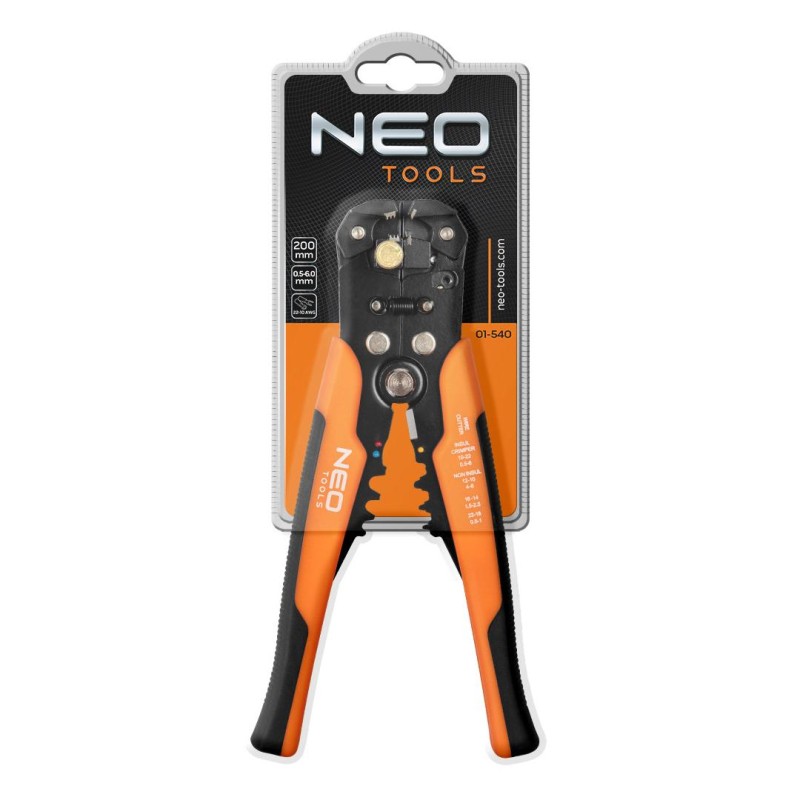 Kábelcsupaszító fogó 200MM, autómata (01-540)