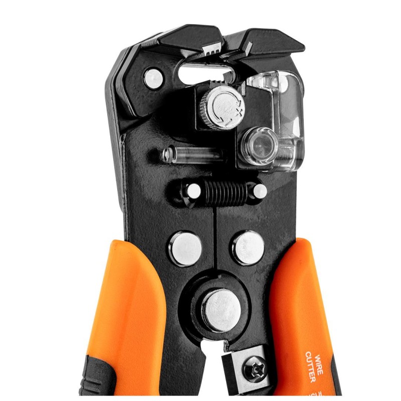 Kábelcsupaszító fogó, automata 200mm + csatlakozók 230db (01-542) Kábelcsupaszító fogó, automata 200mm + csatlakozók 230db (01-542)