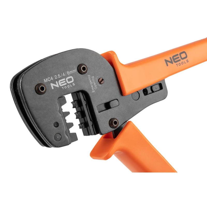Neo Tools MC4 krimpelő fogó napelem szereléshez – 01-555, BNC, F, IEC, RCA