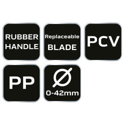 Csővágó fogó műanyaghoz 0-42mm (02-073) Csővágó fogó műanyaghoz 0-42mm (02-073)