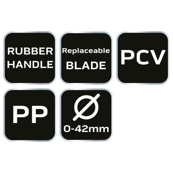 Csővágó fogó műanyaghoz 0-42mm (02-073)