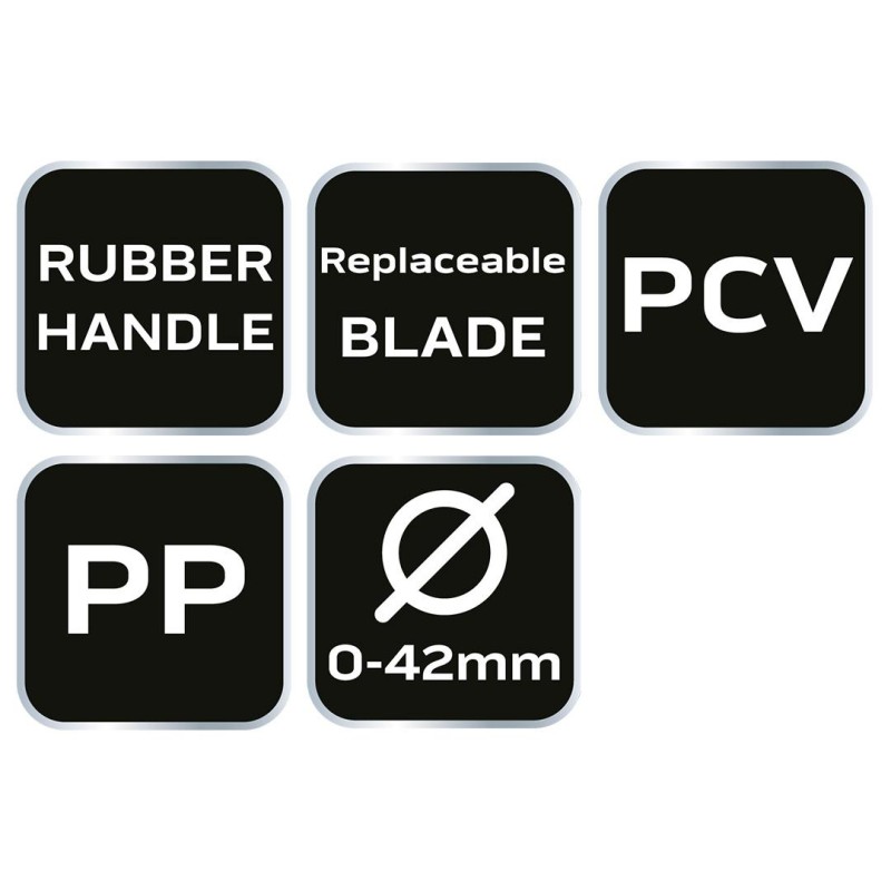 Csővágó fogó műanyaghoz 0-42mm (02-073) Csővágó fogó műanyaghoz 0-42mm (02-073)