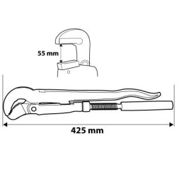 Csőfogó 90fok, 1,5'' (02-131) Csőfogó 90fok, 1,5'' (02-131)