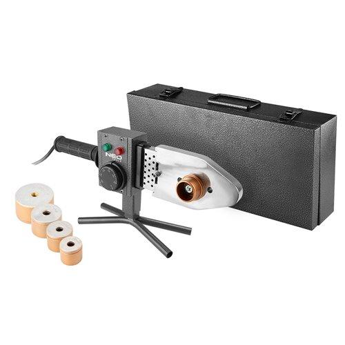 Csőhegesztőgép 800W műanyagokhoz, 4 hüvellyel: 20, 25, 32, 40mm (02-400) Csőhegesztőgép 800W műanyagokhoz, 4 hüvellyel: 20, 25, 32, 40mm (02-400)