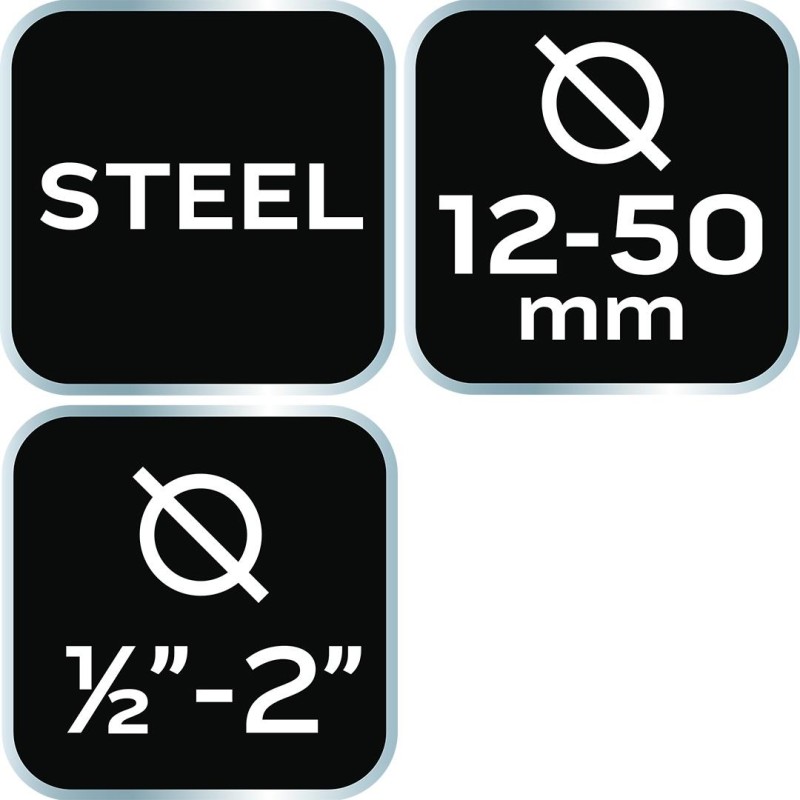 Csővágó, 12-50mm (1/2''-2''), acélhoz (02-406)