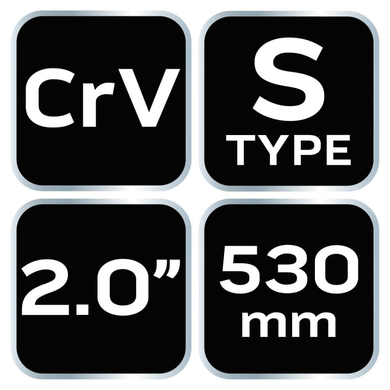 Csőfogó S, 2'', CV (02-422)