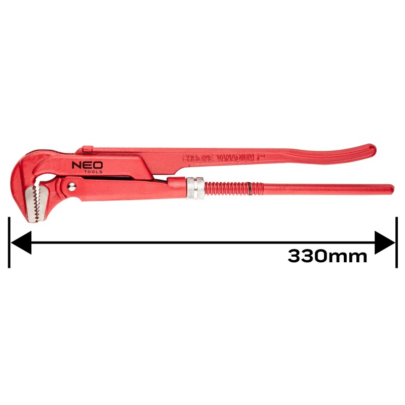 Csőfogó 90fok, 1'', CV, 330mm (02-423)