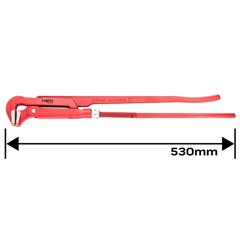 Csőfogó 90fok, 2'', CV, 530mm (02-425)