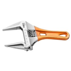 Állítható villáskulcs, csavarkulcs rövid, 185mm, 0-53mm (03-022)