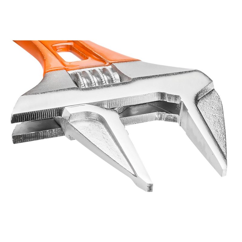 Állítható villáskulcs, csavarkulcs rövid, 185mm, 0-53mm (03-022)