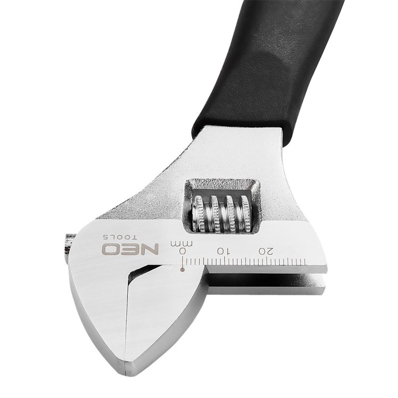 Állítható villáskulcs, csavarkulcs 200mm, 0-28mm (03-028)