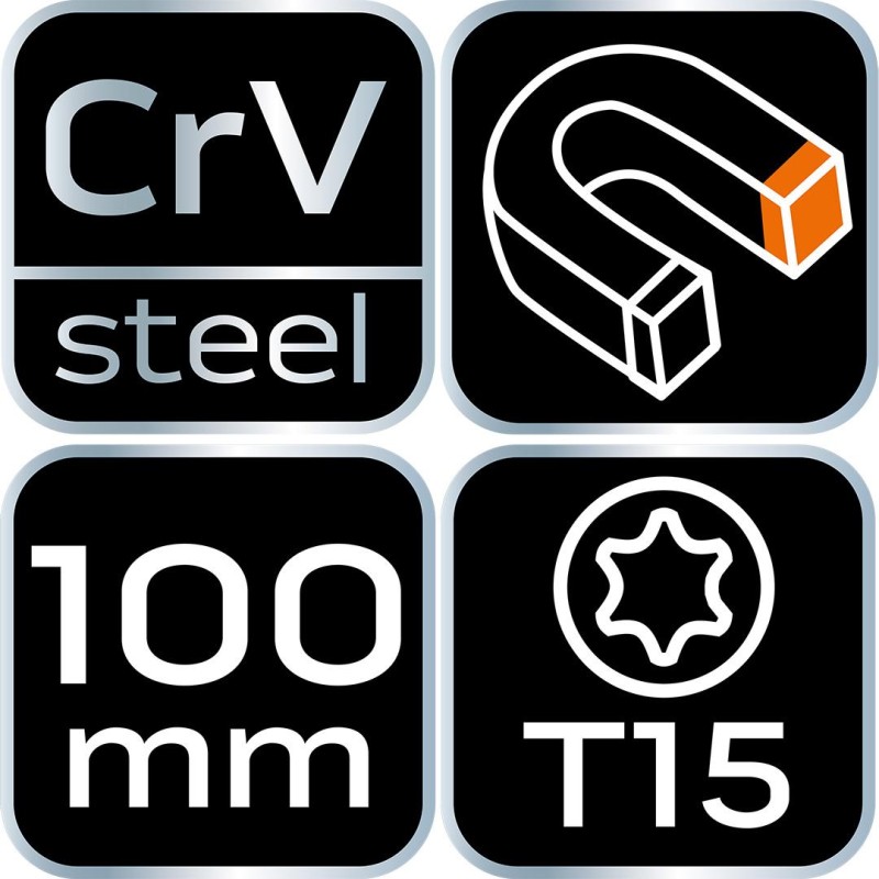 Csavarhúzó TORX T15x100mm (04-187) Csavarhúzó TORX T15x100mm (04-187)