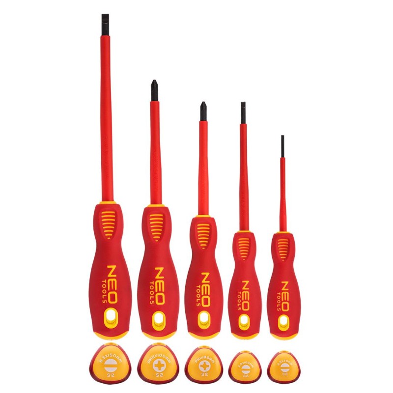 Csavarhúzó készlet 5db, 1000V, szigetelt (04-220)