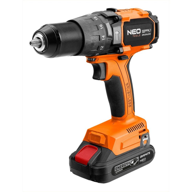 Akkus szénkefementes fúró, csavarozó, ütvefúró, Energy+, 100Nm (04-616) Akkus szénkefementes fúró, csavarozó, ütvefúró, Energy+, 100Nm (04-616)