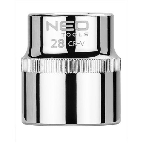 Dugókulcs 28mm, 1/2'', 6 pontos, SUPERLOCK (08-028)
