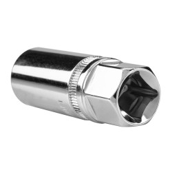 Gyújtógyertyakulcs 1/2''16mm, Mágneses, Spline (08-090) Gyújtógyertyakulcs 1/2''16mm, Mágneses, Spline (08-090)