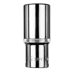 Dugókulcs 21mm, 3/8'', hosszú hatlapú (08-196) Dugókulcs 21mm, 3/8'', hosszú hatlapú (08-196)