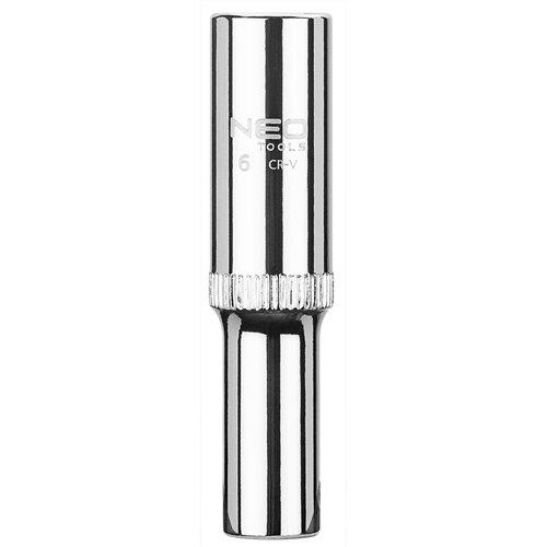 Dugókulcs 6mm, 1/4'', hosszú, 6 pontos, SUPERLOCK (08-239) Dugókulcs 6mm, 1/4'', hosszú, 6 pontos, SUPERLOCK (08-239)