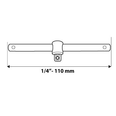 T-Hajtókar 1/4'' (08-256)