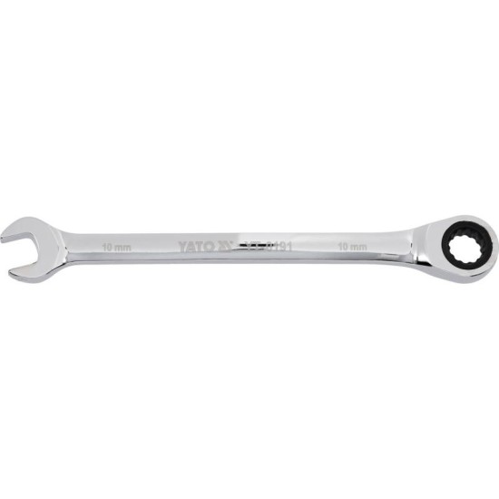 YATO Racsnis csillag-villáskulcs 10 mm / 160 mm 72T CrV (YT-0191) YATO Racsnis csillag-villáskulcs 10 mm / 160 mm 72T CrV (YT-0191)
