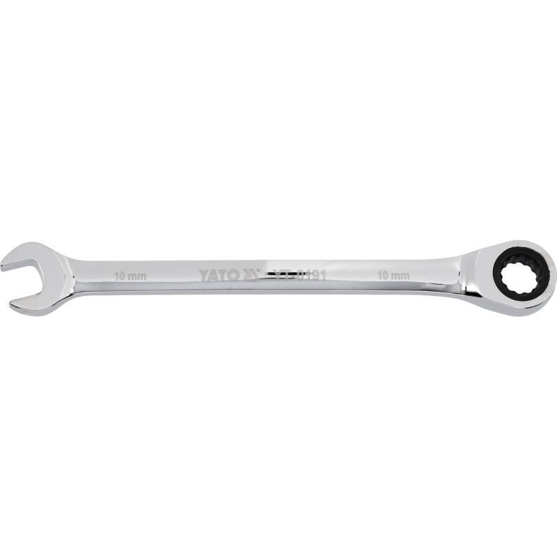 YATO Racsnis csillag-villáskulcs 10 mm / 160 mm 72T CrV (YT-0191)