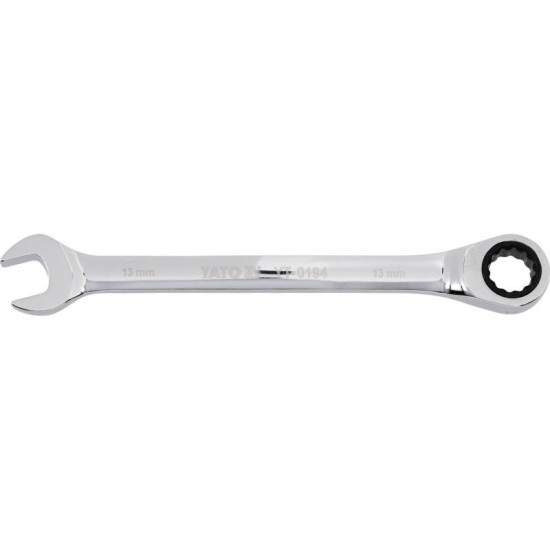 YATO Racsnis csillag-villáskulcs 13 mm / 180 mm 72T CrV (YT-0194) YATO Racsnis csillag-villáskulcs 13 mm / 180 mm 72T CrV (YT-0194)