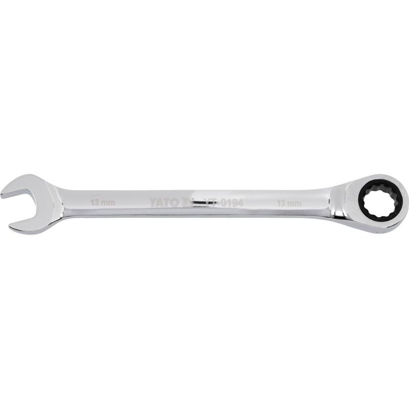 YATO Racsnis csillag-villáskulcs 13 mm / 180 mm 72T CrV (YT-0194)