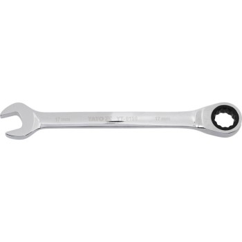YATO Racsnis csillag-villáskulcs 17 mm / 225 mm 72T CrV (YT-0198)