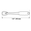 Racsnis kulcs 1/2'' 255mm (08-520) Racsnis kulcs 1/2'' 255mm (08-520)