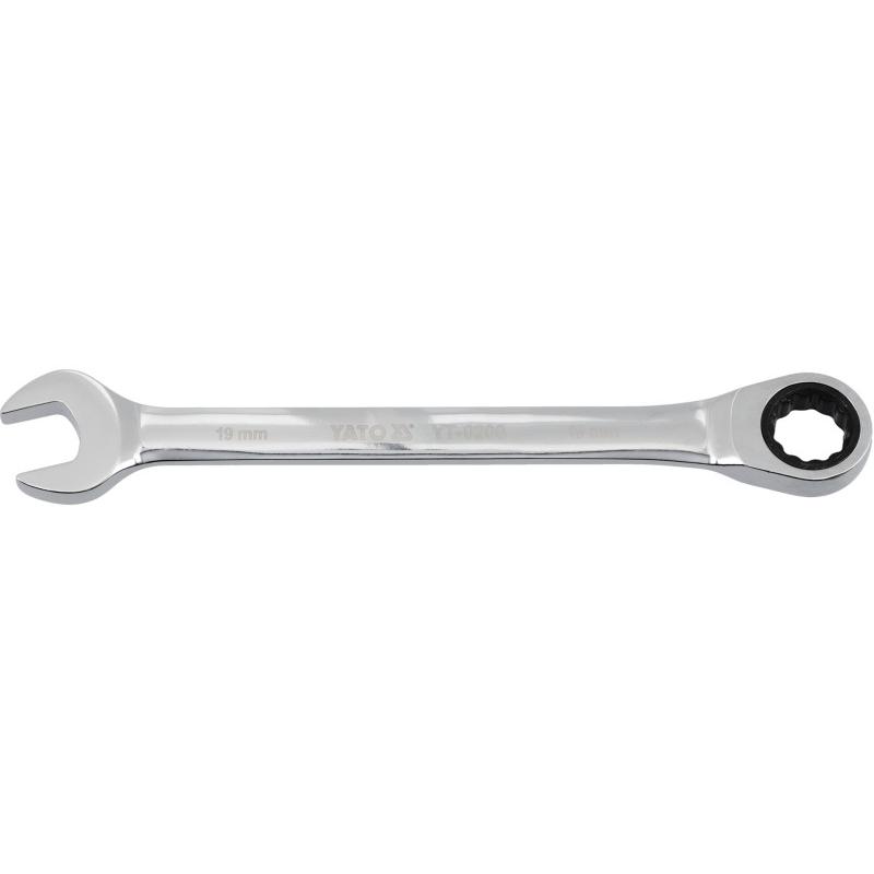 YATO Racsnis csillag-villáskulcs 19 mm / 245 mm 72T CrV (YT-0200)