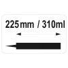 YATO Kittkinyomó pisztoly 225 mm zárt alu (YT-6754)