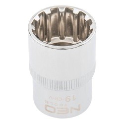 Dugókulcs 19mm, 1/2'', SPLINE (08-591) Dugókulcs 19mm, 1/2'', SPLINE (08-591)