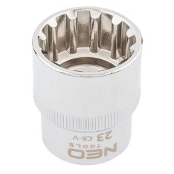 Dugókulcs 23mm, 1/2'', SPLINE (08-595) Dugókulcs 23mm, 1/2'', SPLINE (08-595)