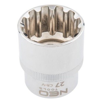 Dugókulcs 27mm, 1/2'', SPLINE (08-597) Dugókulcs 27mm, 1/2'', SPLINE (08-597)