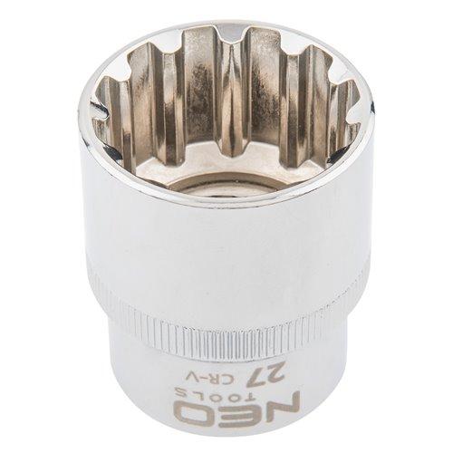 Dugókulcs 27mm, 1/2'', SPLINE (08-597)