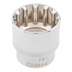 Dugókulcs 32mm, 1/2'', SPLINE (08-599) Dugókulcs 32mm, 1/2'', SPLINE (08-599)
