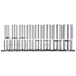 Dugókulcskészlet 8db 1/2'' hosszú SPLINE (08-650) Dugókulcskészlet 8db 1/2'' hosszú SPLINE (08-650)
