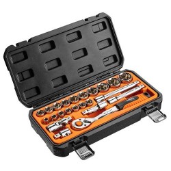Dugókulcskészlet 1/2'', 23db, 90 fogas racsni! (08-694) Dugókulcskészlet 1/2'', 23db, 90 fogas racsni! (08-694)