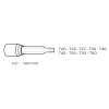 Torxkulcs készlet 9db, 1/2'' 100mm (08-708)