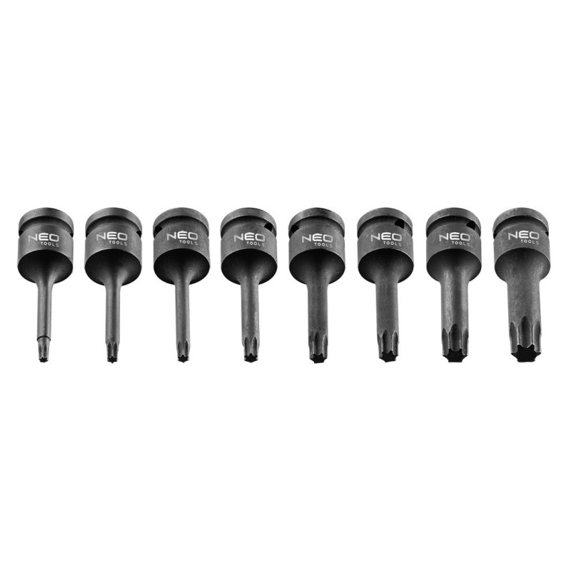 Torxbit készlet gépi, 1/2'', 8db (08-712)